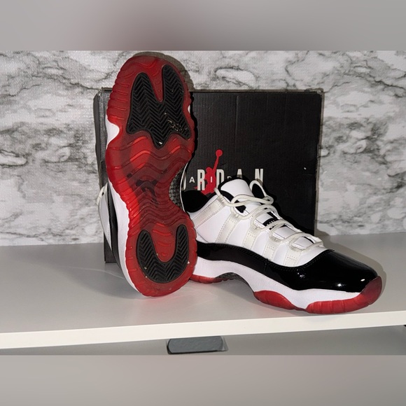 Jordan 11 Retro Low Concord Bred 4.5size GradeSchool - Picture 5 of 8